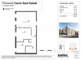 Pis, 57 m², nouveau, Calle de Sant Gaietà, 2