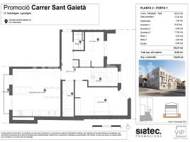 Obra nova - Pis a, 136 m², nou, Calle de Sant Gaietà, 2