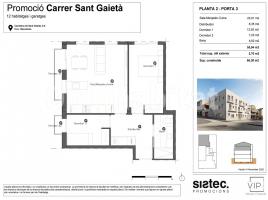 Obra nova - Pis a, 65 m², nou, Calle de Sant Gaietà, 2