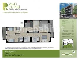 New home - Flat in, 90 m², Carretera Terrassa, 54