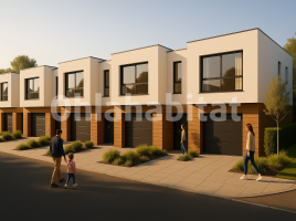 Houses (terraced house), 200 m², almost new