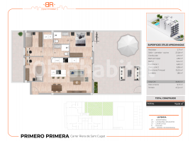Obra nueva - Piso en, 85 m², cerca de bus y tren, Avenida Riera de Sant Cugat, 24