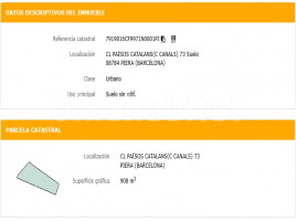 Sòl rústic, 875 m², Calle dels Països Catalans